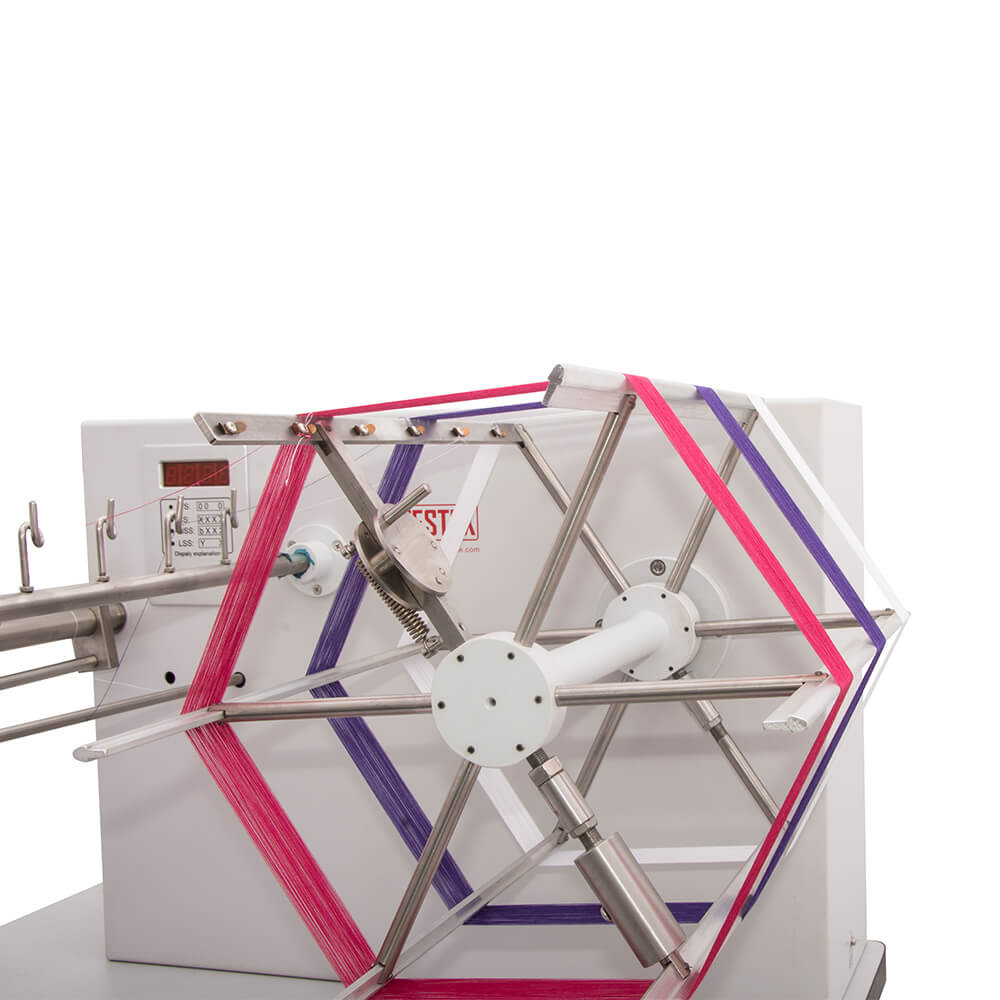 Máquina de prueba textil incorporada con pantalla digital para hilo
